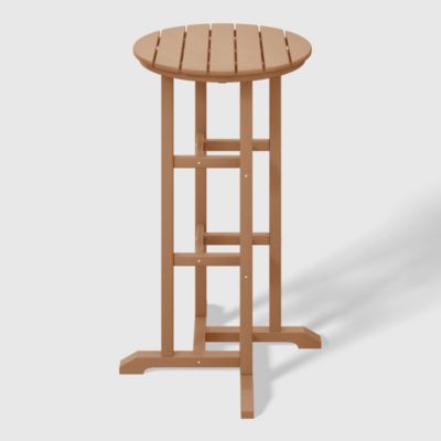 Outdoor Patio Bar Height Table and Bar Stool 4-Piece Dining Set