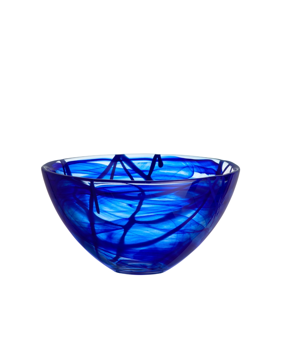 9.1" Contrast Blue Decor Bowl - Blue