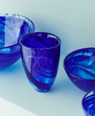 5.9" Contrast Blue Vase
