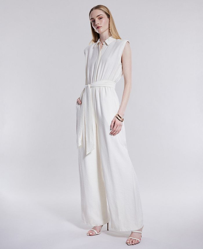 Cool Review About Bcbg White Jumpsuit