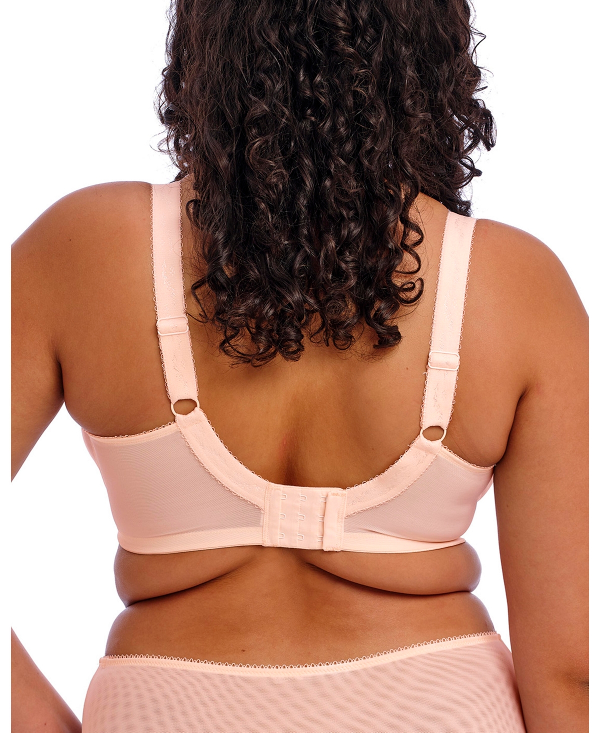 Shop Elomi Himari Underwire Plunge Bra In Peach Whisper