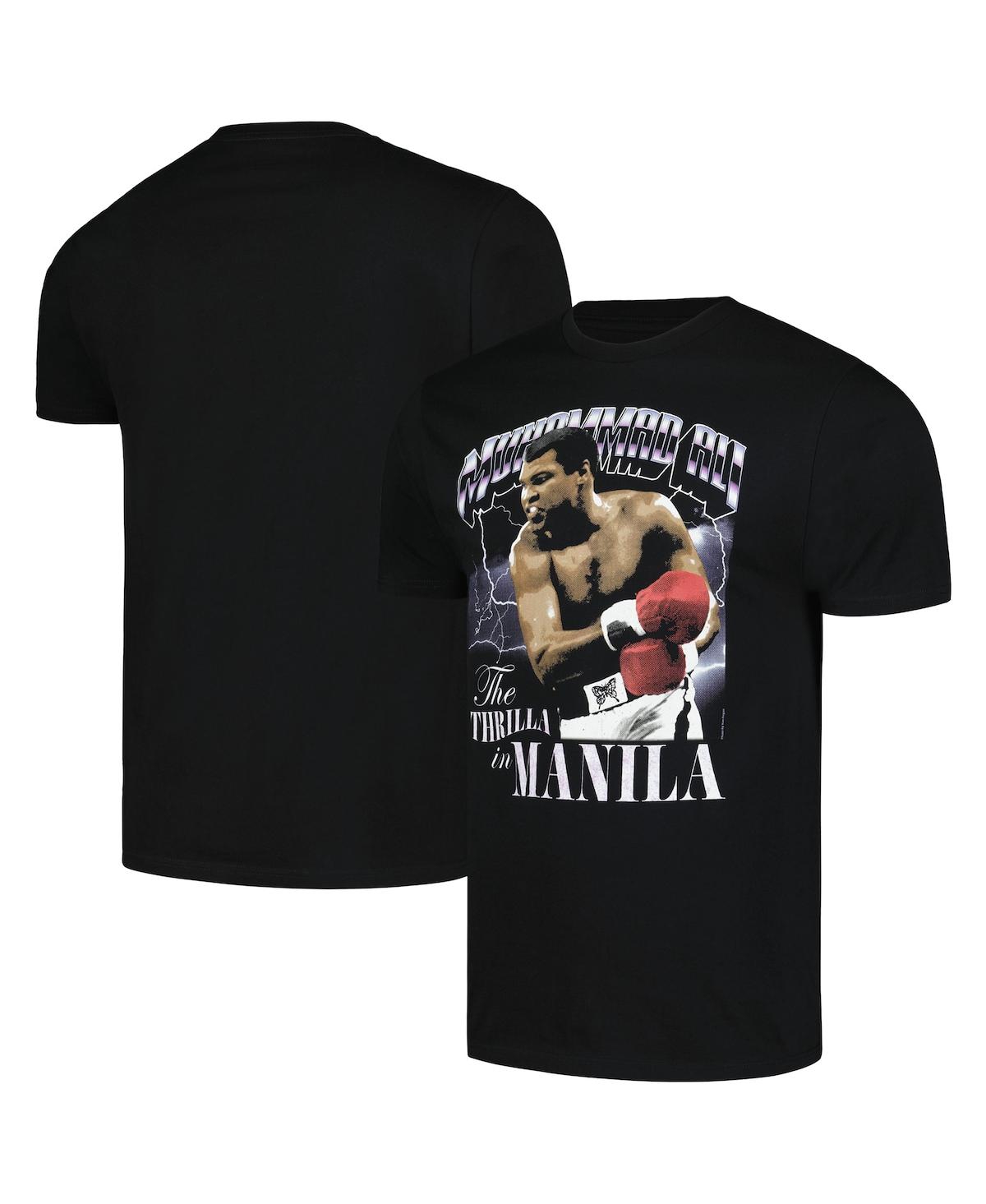 American Classic Men's and Women's Black Muhammad Ali Thrilla And Lightning Graphic T-Shirt - Black