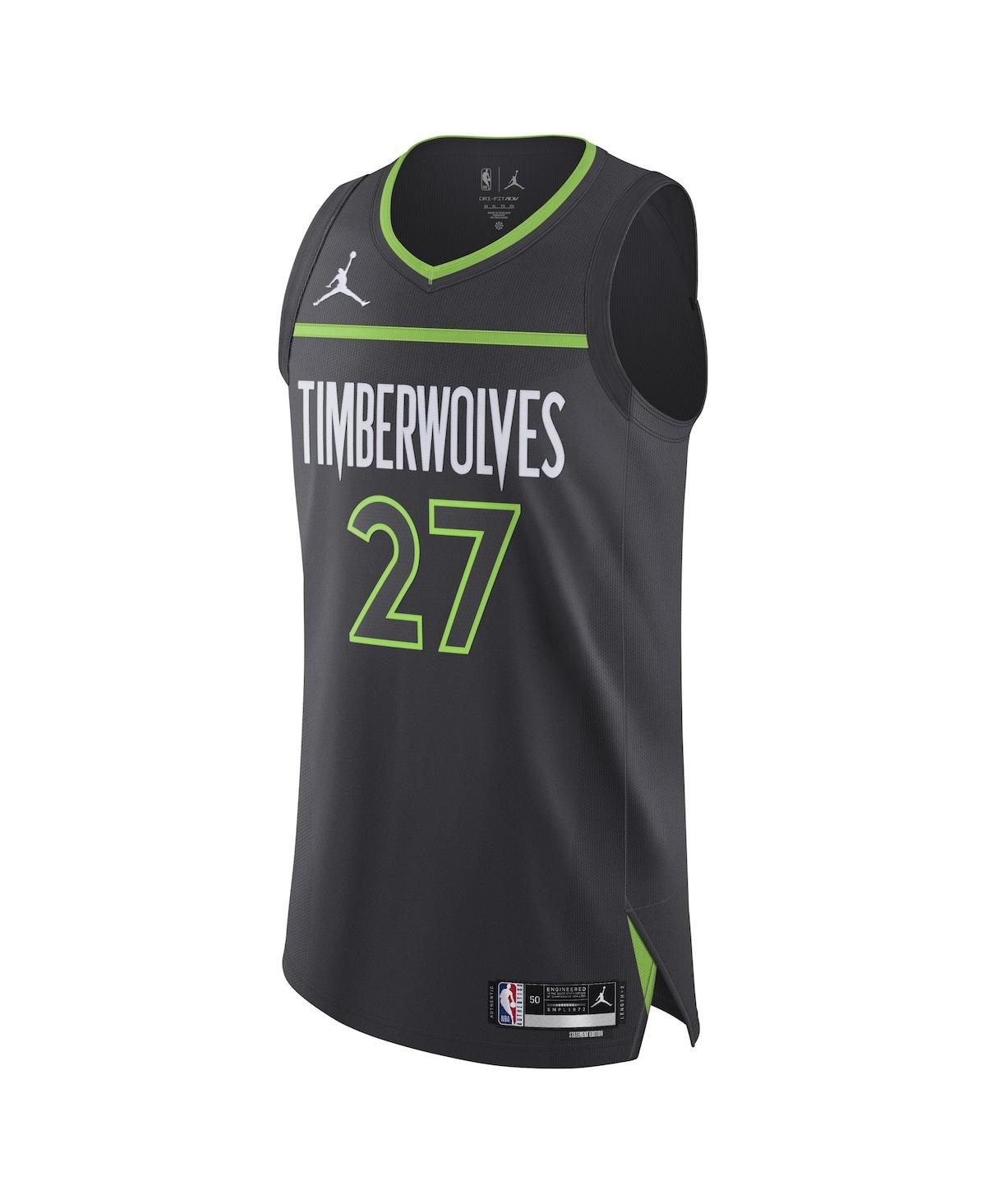 Jordan Men's Rudy GobertMinnesota Timberwolves Authentic Player Jersey - Statement Edition - Anthracite