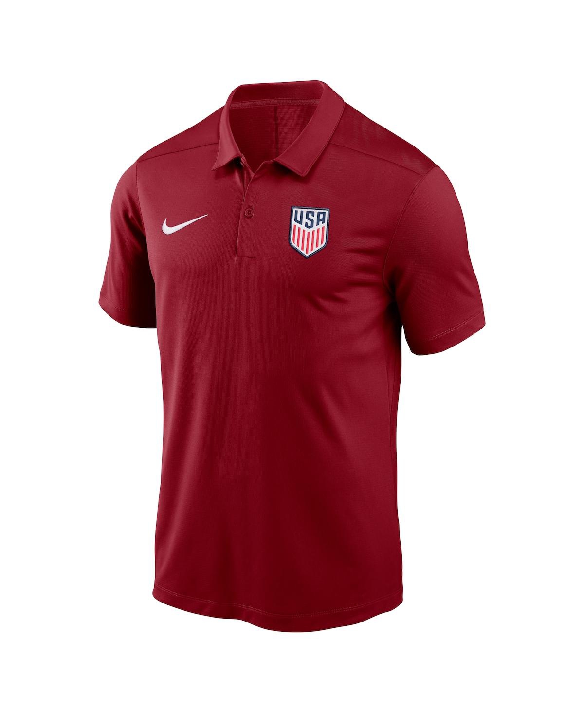 Nike Men's Usmnt Victory Performance Polo Shirt In Red
