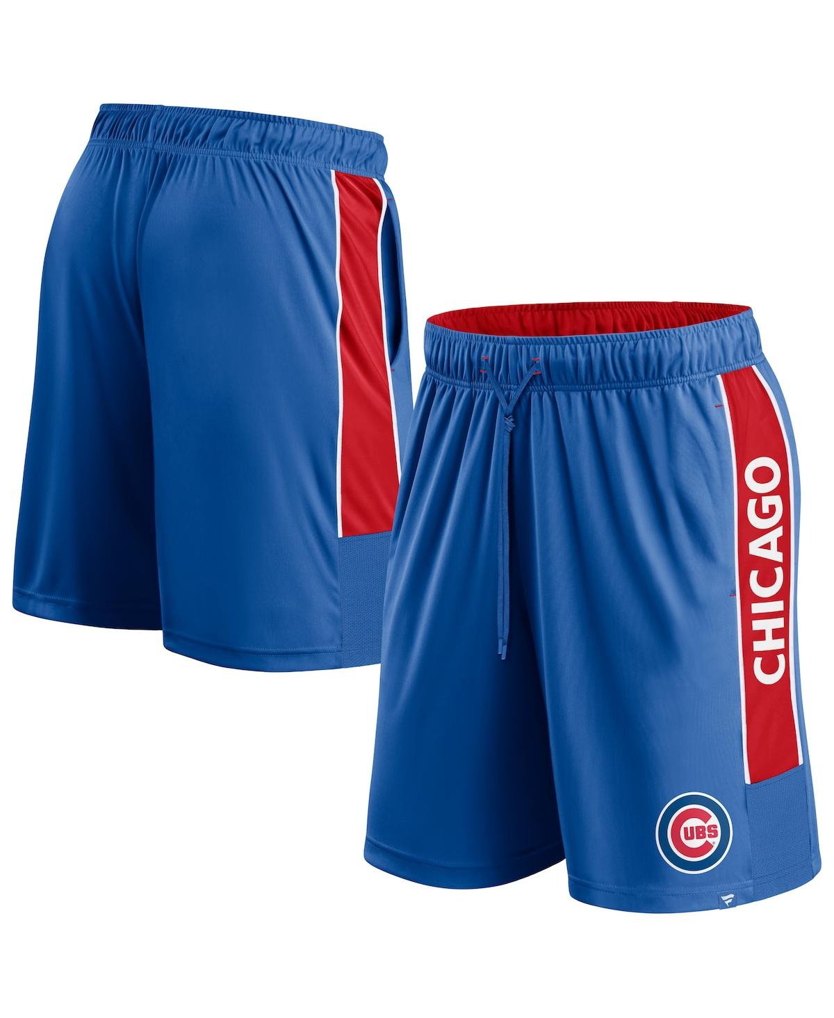 Fanatics Men's Royal Chicago Cubs Win The Match Defender Shorts In Blue
