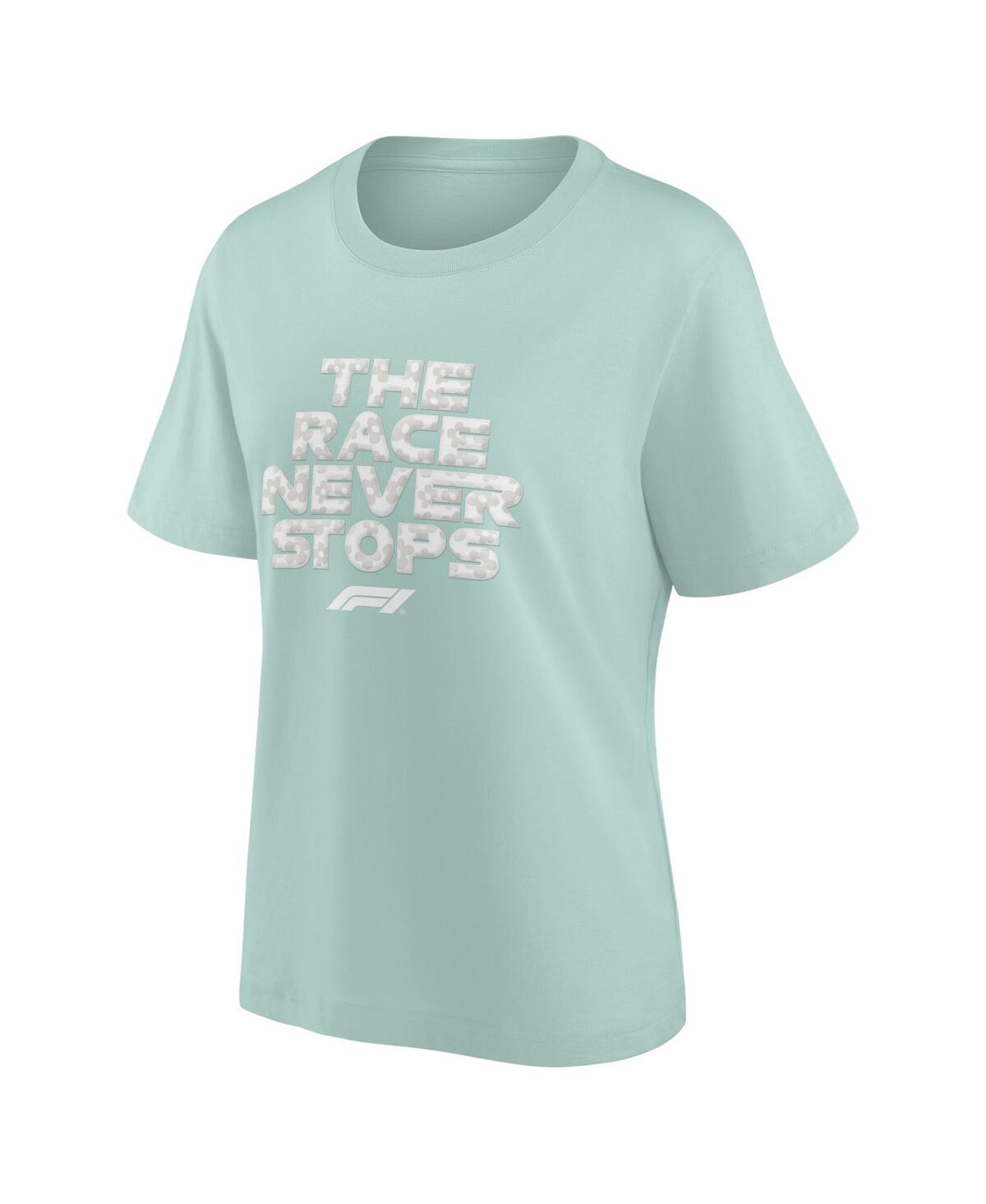 Fanatics Women'sFormula 1 Floral Slogan T-Shirt - Green