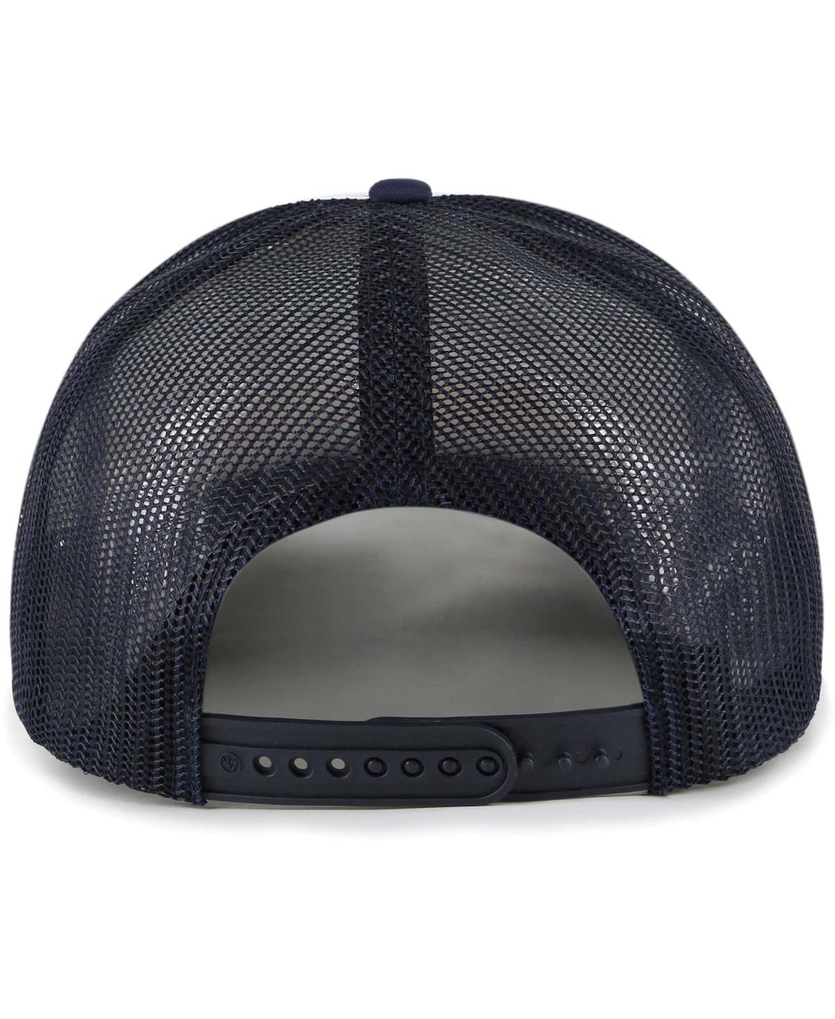 47 Brand Men's New York Yankees Lift Off Foam Front Mesh Trucker Adjustable Hat In Navy