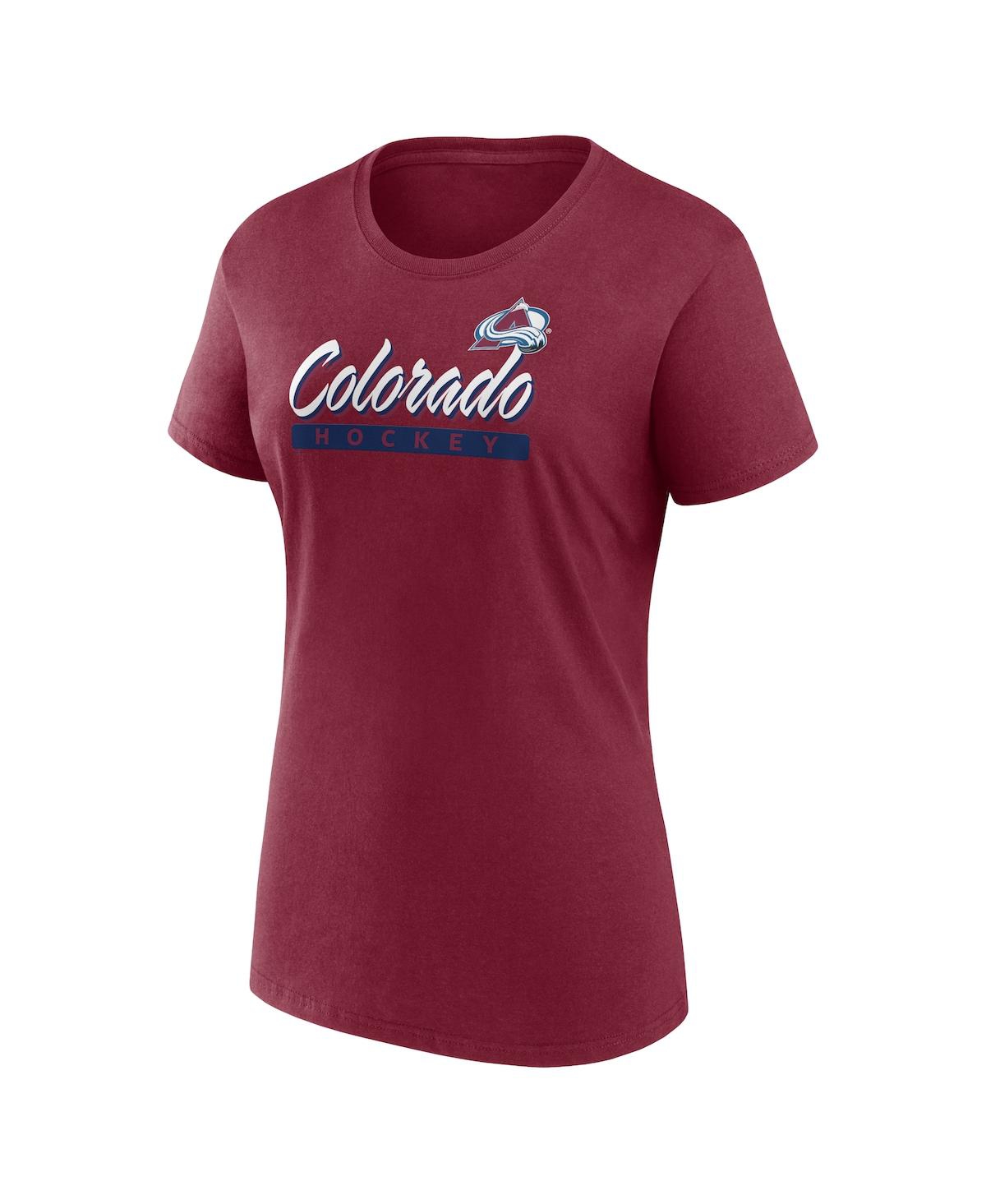 Fanatics Women's Colorado Avalanche Risk Combo Pack T-shirt In Navy