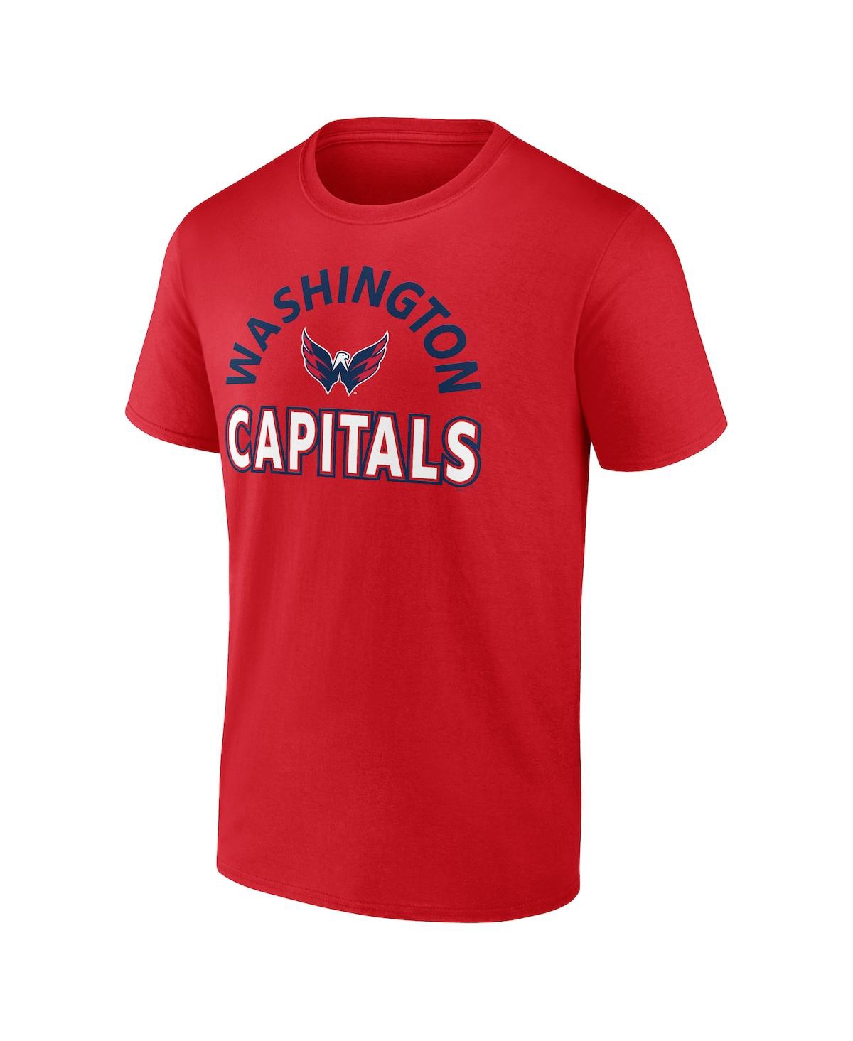 Fanatics Men's Washington Capitals Humble Combo Pack T-Shirt Shorts - Heather Gray