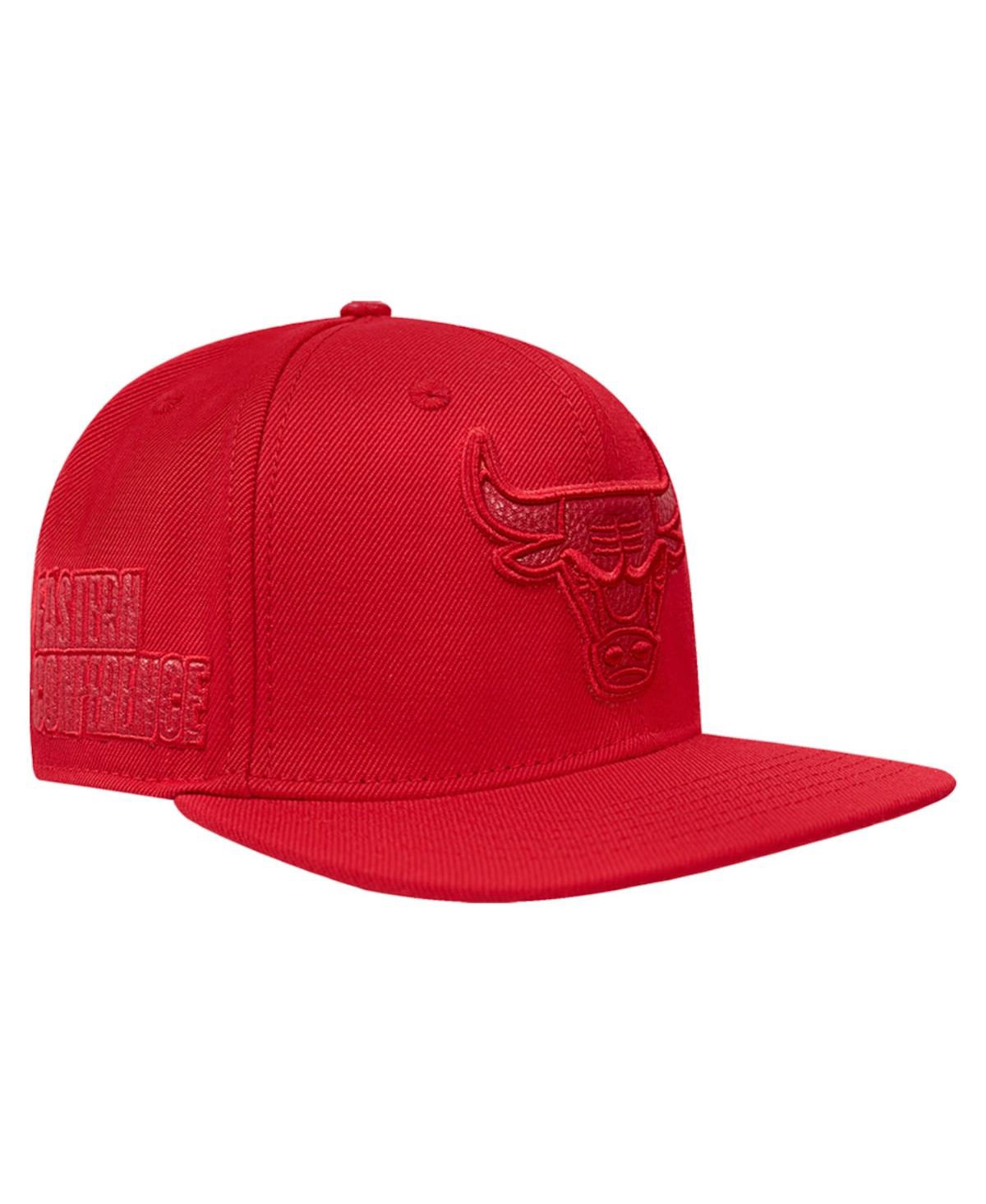 Pro Standard Men's Red Chicago Bulls Triple Tonal Snapback Hat