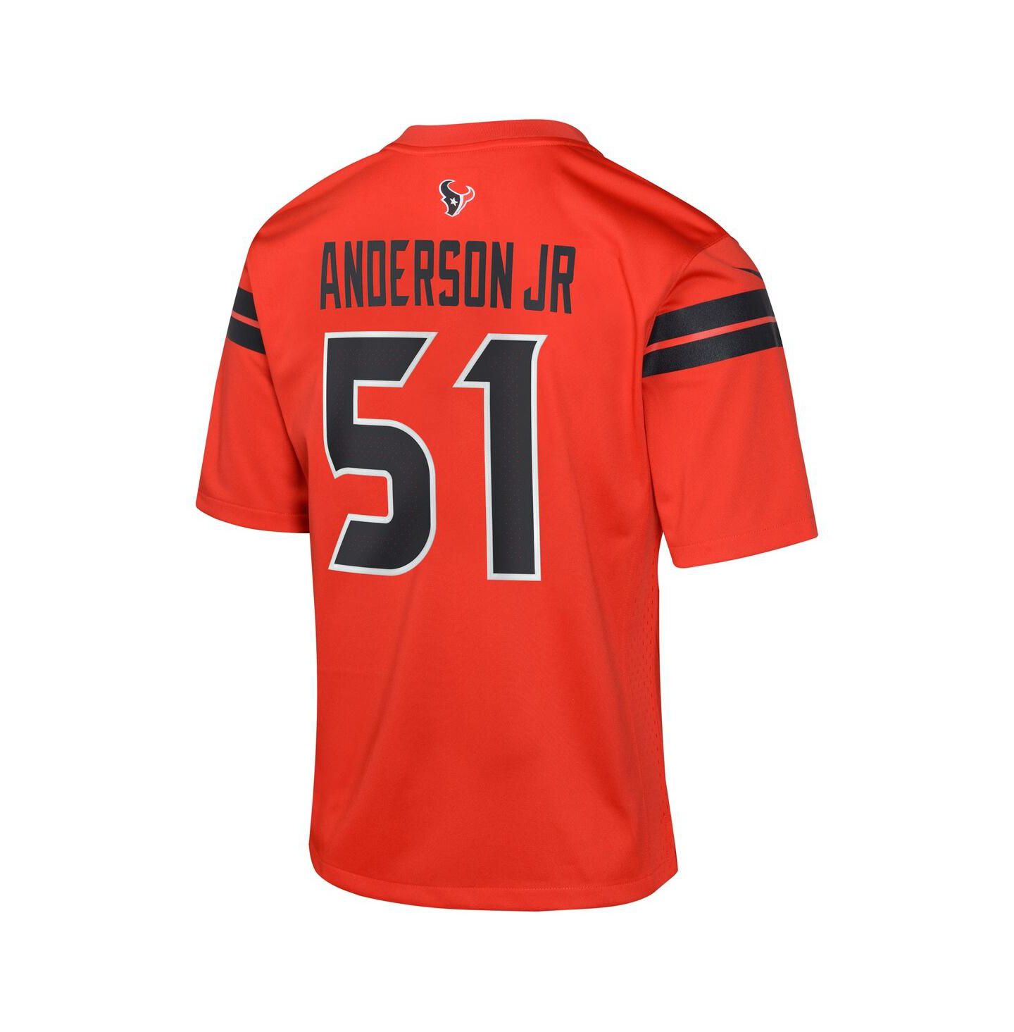 Детское джерси Nike Will Anderson Jr. Houston Texans Alternate Game, цвет: Тёмно-синий — фото 5