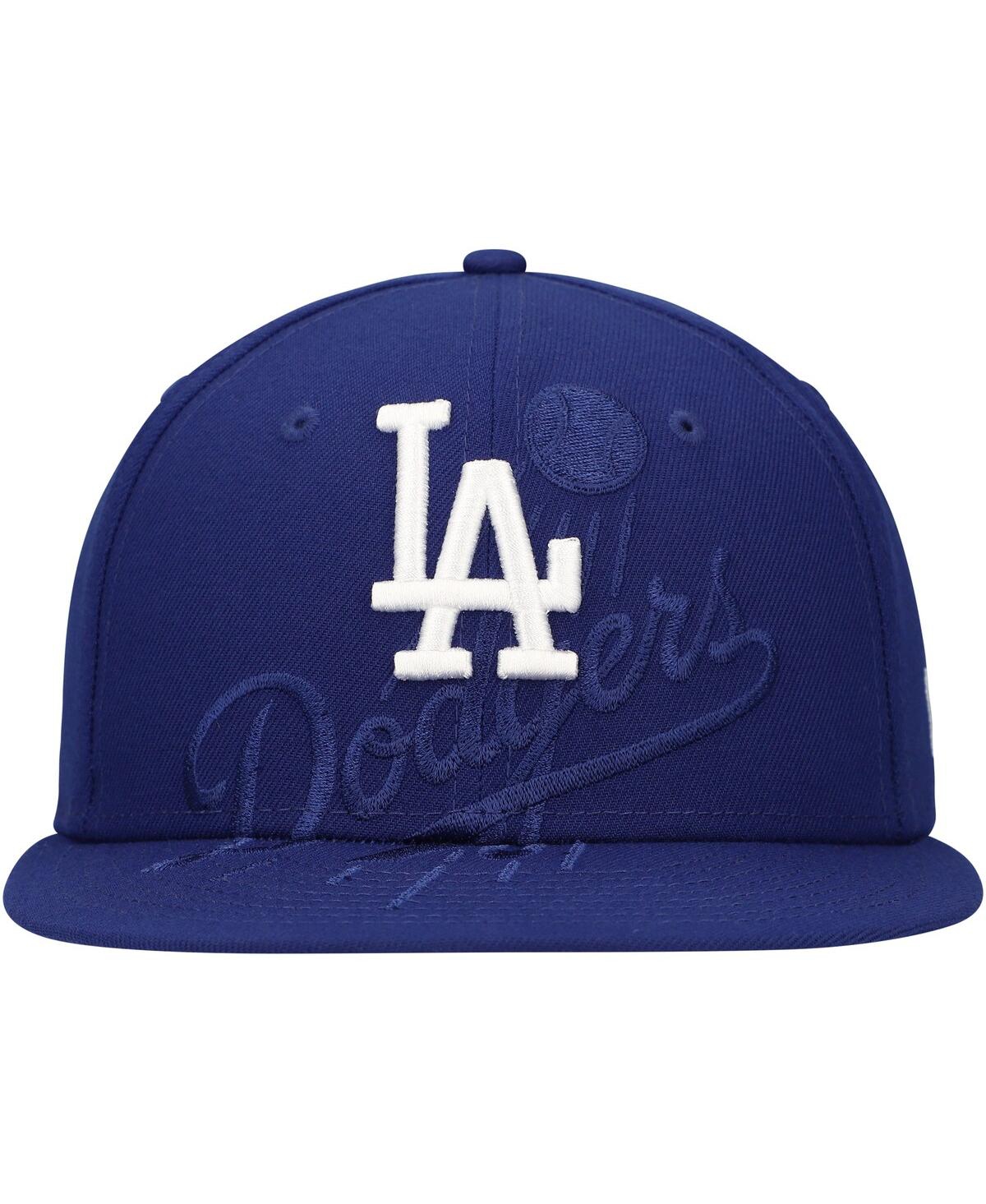 New Era Men'sLos Angeles Dodgers Shadow Logo 59FIFTY Fitted Hat - Royal