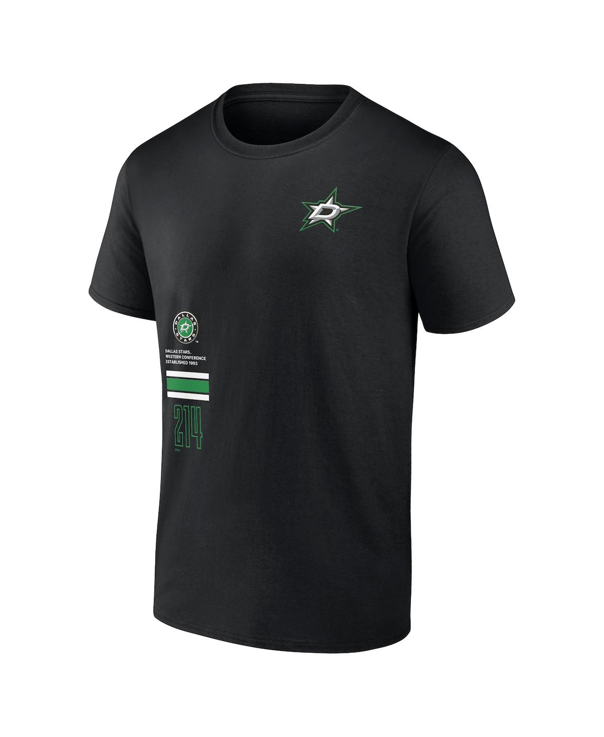 Fanatics Men's Dallas Stars Represent T-shirt In Black