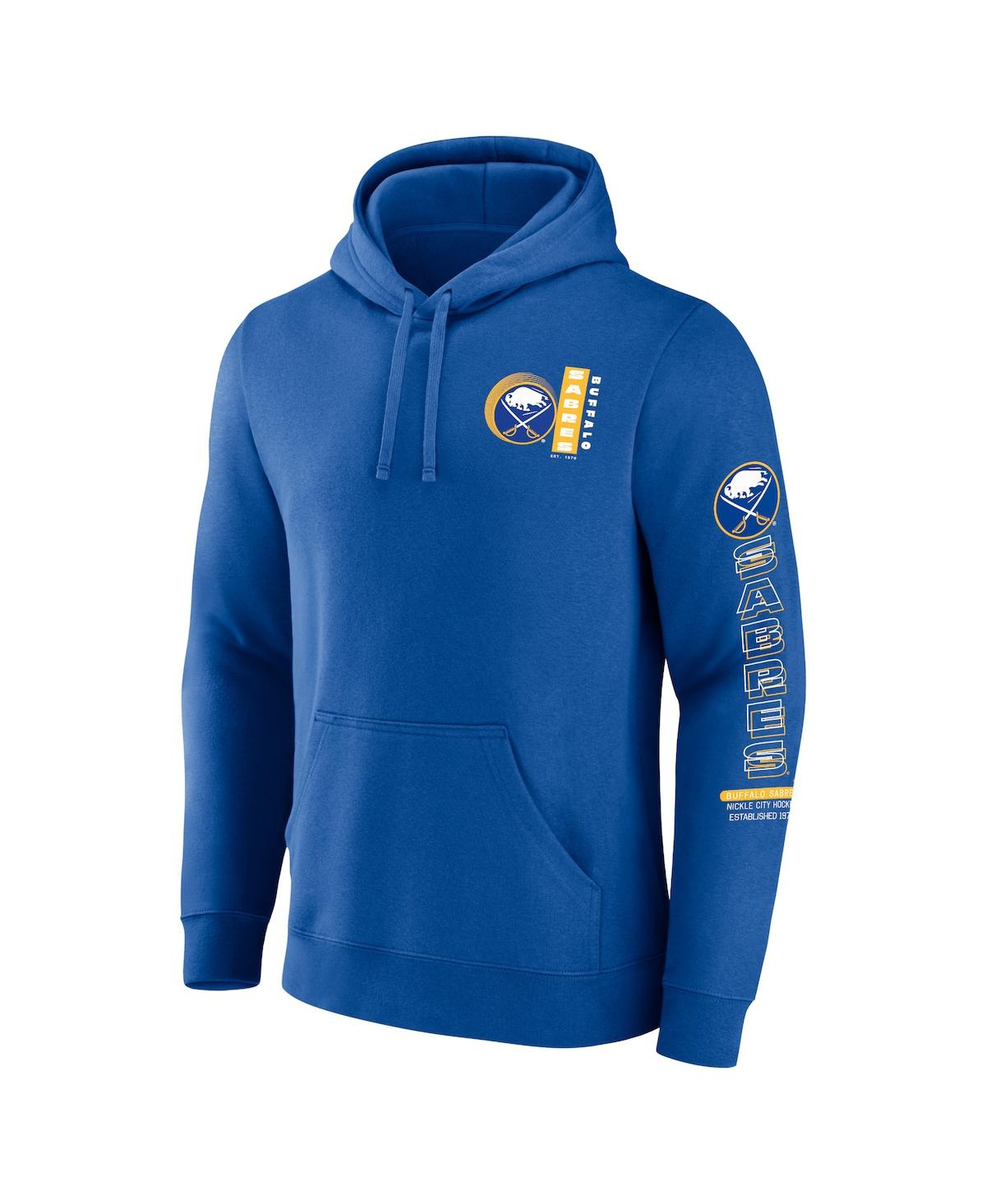 Fanatics Men'sBuffalo Sabres Revolution Pullover Hoodie - Royal