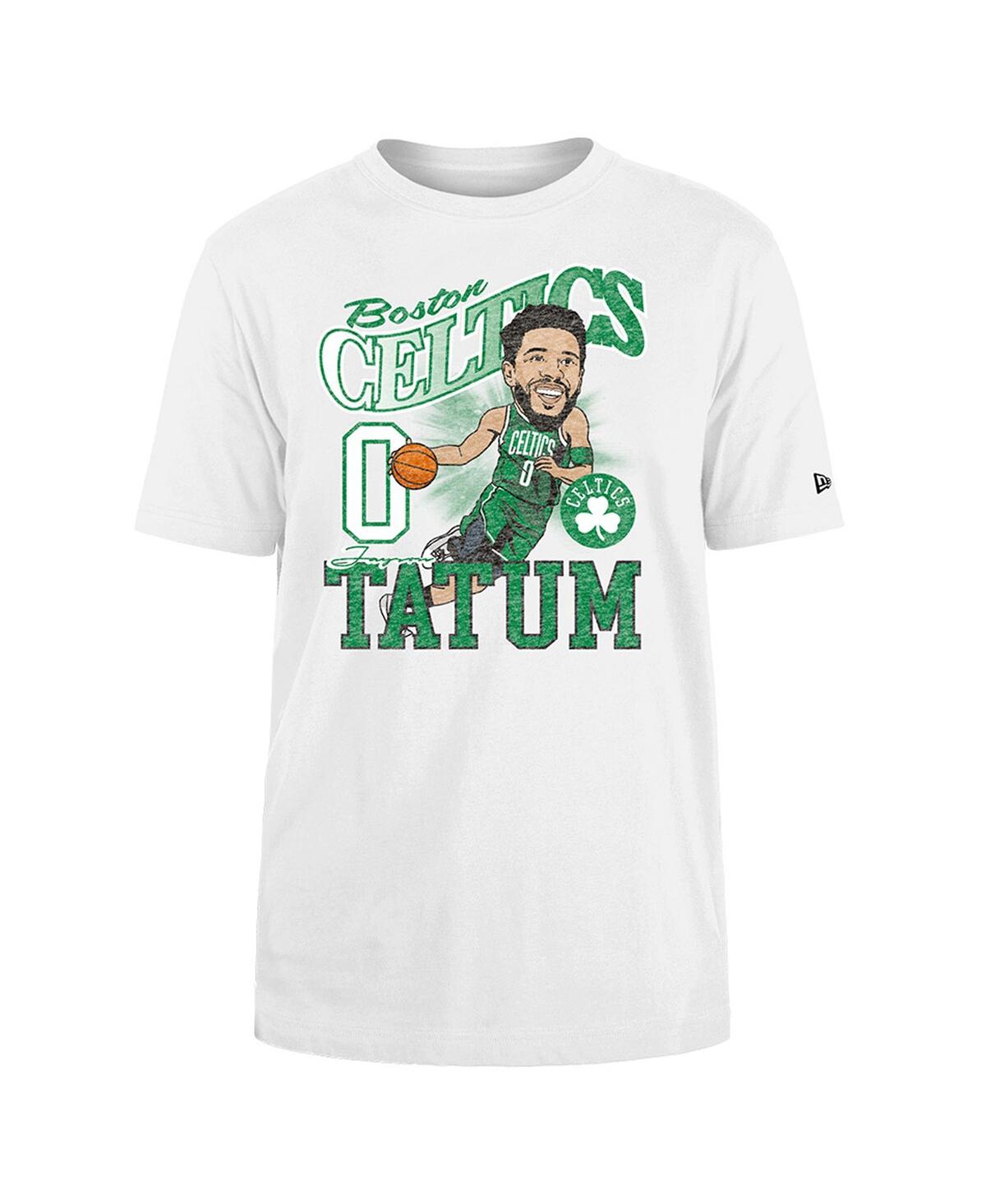 NEW ERA MEN'S JAYSON TATUM BOSTON CELTICS CARICATURE PLAYER T-SHIRT 