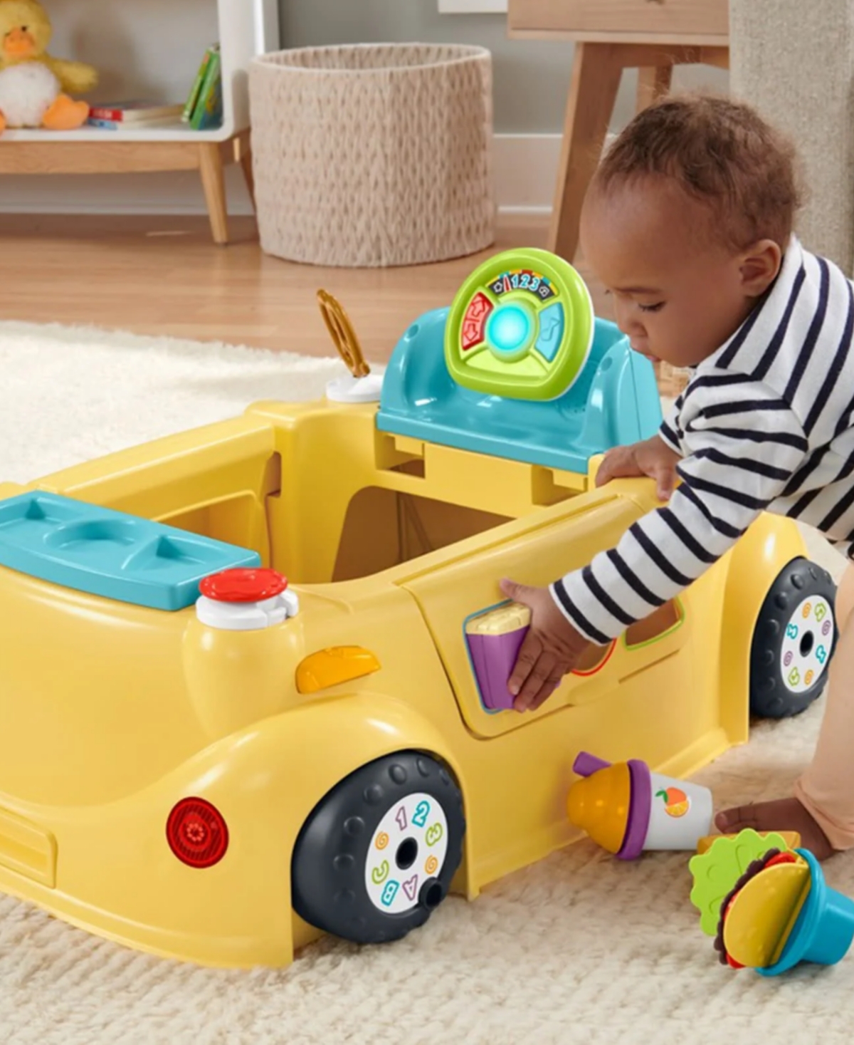 Fisher Price Car Jumperoo Activity Center In Multi
