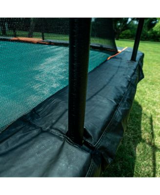 Pro-Series Rectangular Trampoline 10ft x 18ft - Double the Springs, Patented V-shaped Spring Arrangement, Comfort Weave Jumping Surface