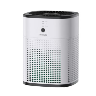 2-Pack Air Purifiers, H13 HEPA, 24dB Sleep Mode, Quiet Cleaner for Bedroom/Home, White & Black – Pet-Friendly