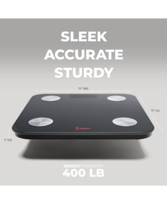 Smart Body Composition Scale with Bluetooth – Body Fat, BMI, Weight Tracking via SunnyFit  App