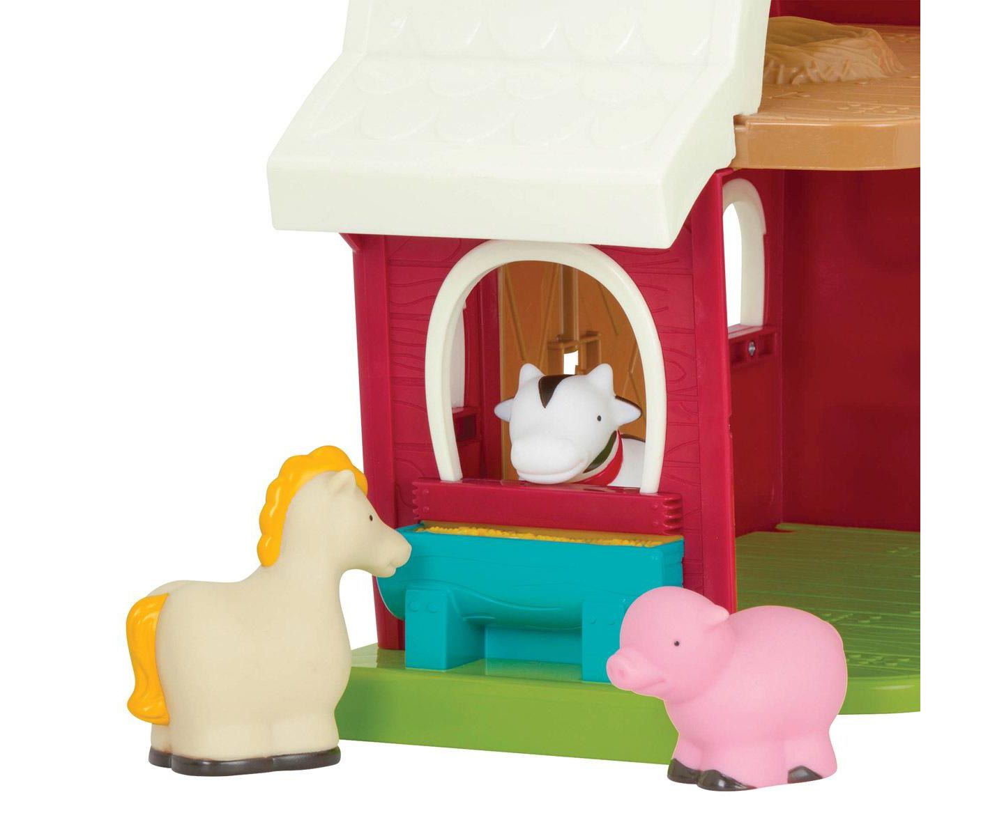 Детский игровой набор Kaplan Early Learning Big Red Barn 6-Piece Playset, Ages 18 Months+ — фото 4