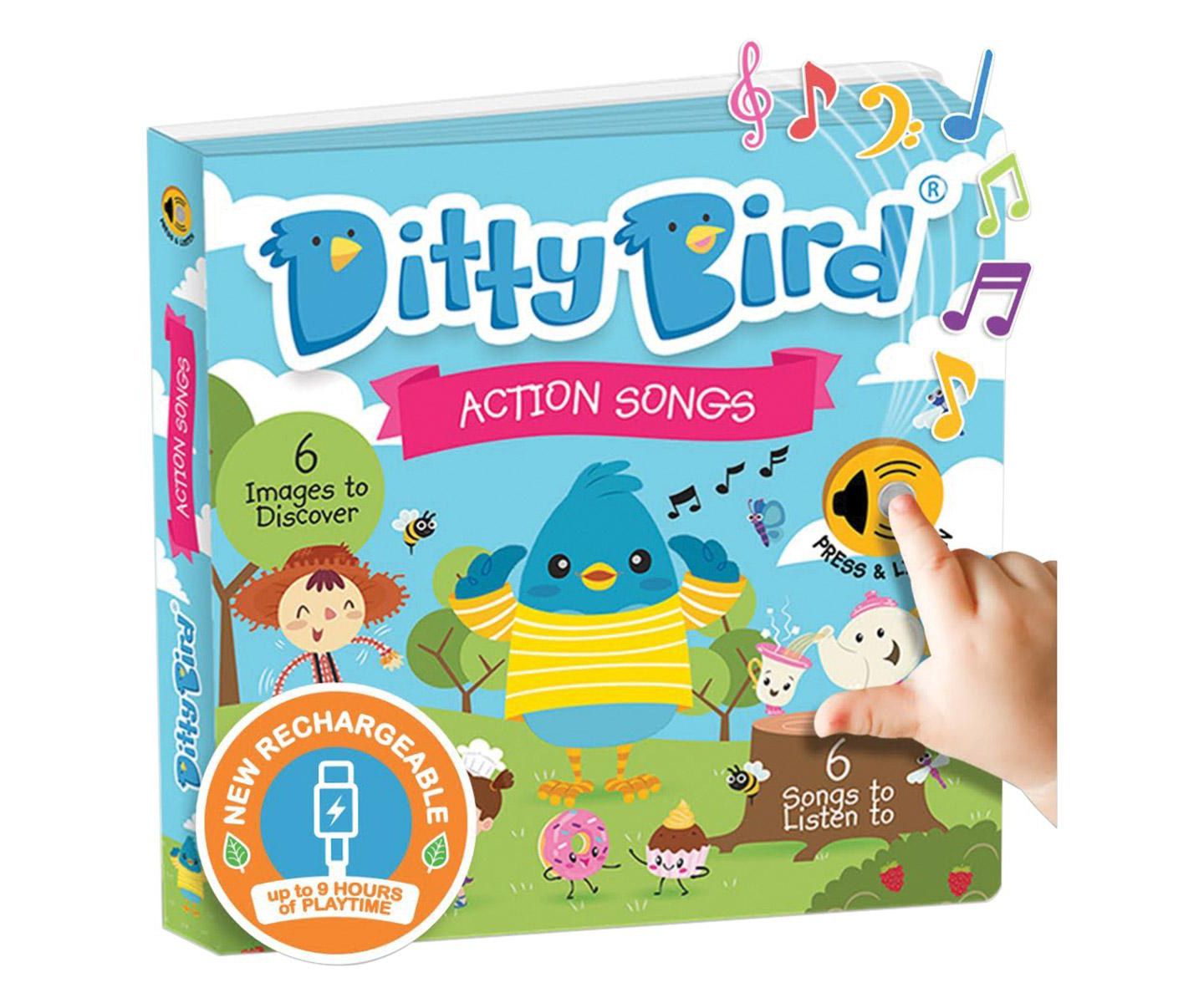 Детские игрушки Ditty Bird Children's Songs and Action Songs Books — фото 3