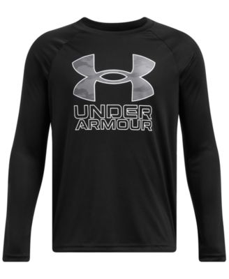 Boys' 6-20 Hybrid Printed Fill Long-Sleeve T-shirt