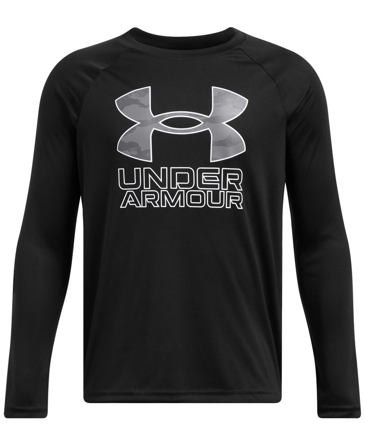 Under Armour Big Boys Under Armour Tech Hybrid Print Fill Long Sleeves T-shirt