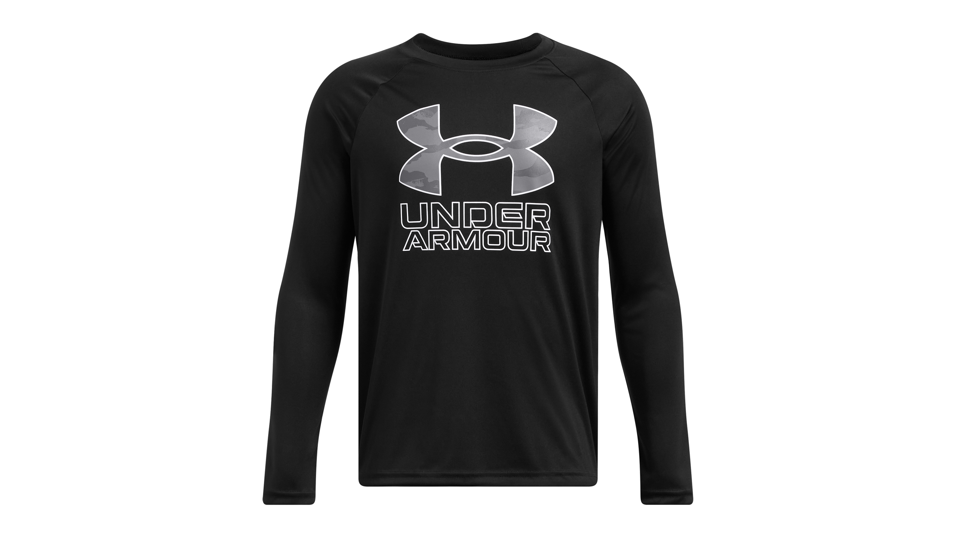 Under Armour Big Boys Tech Hybrid Print Fill Long Sleeves T-shirt