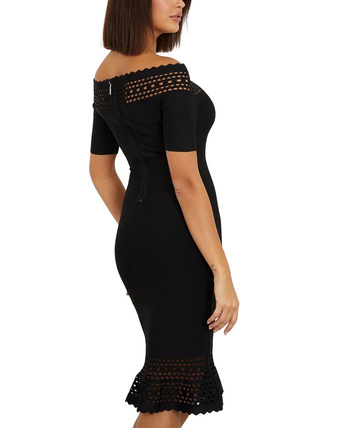 Robe Bodycon G By Guess - Taille XS - Couleur Vin - Occasion Très Bon état (Soirée/cocktail)