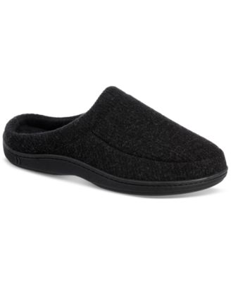Isotoner - Men's Heathered Cord Knit Jermaine Clog Slipper with Micro Terry Lining