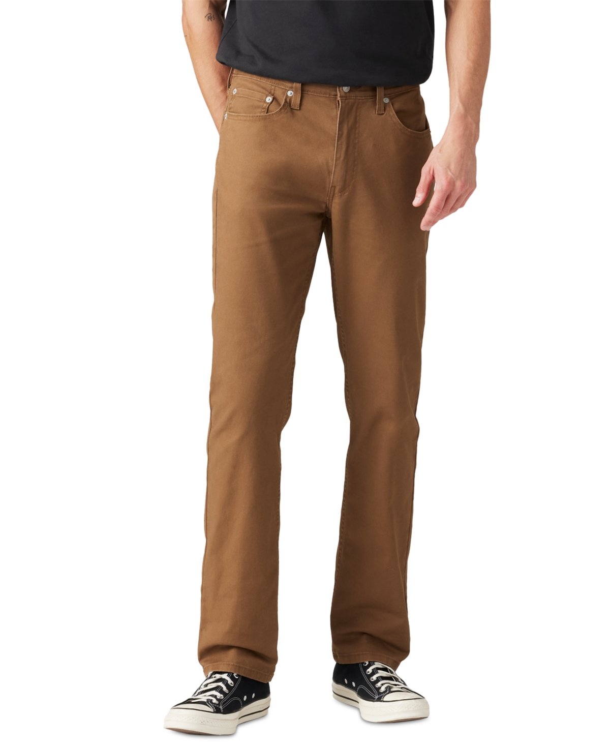 Levi's Men's 514 Straight-fit Soft Twill Jeans In Karla Brow | ModeSens