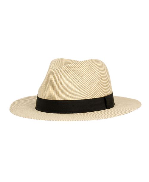 alfani Angela & William Straw Panama Fedora Sun Hat Women's Fashion Shoes & Accessories
