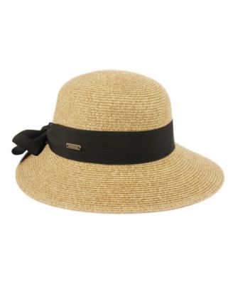 Women's Brimmed Beach Sun Straw Hat