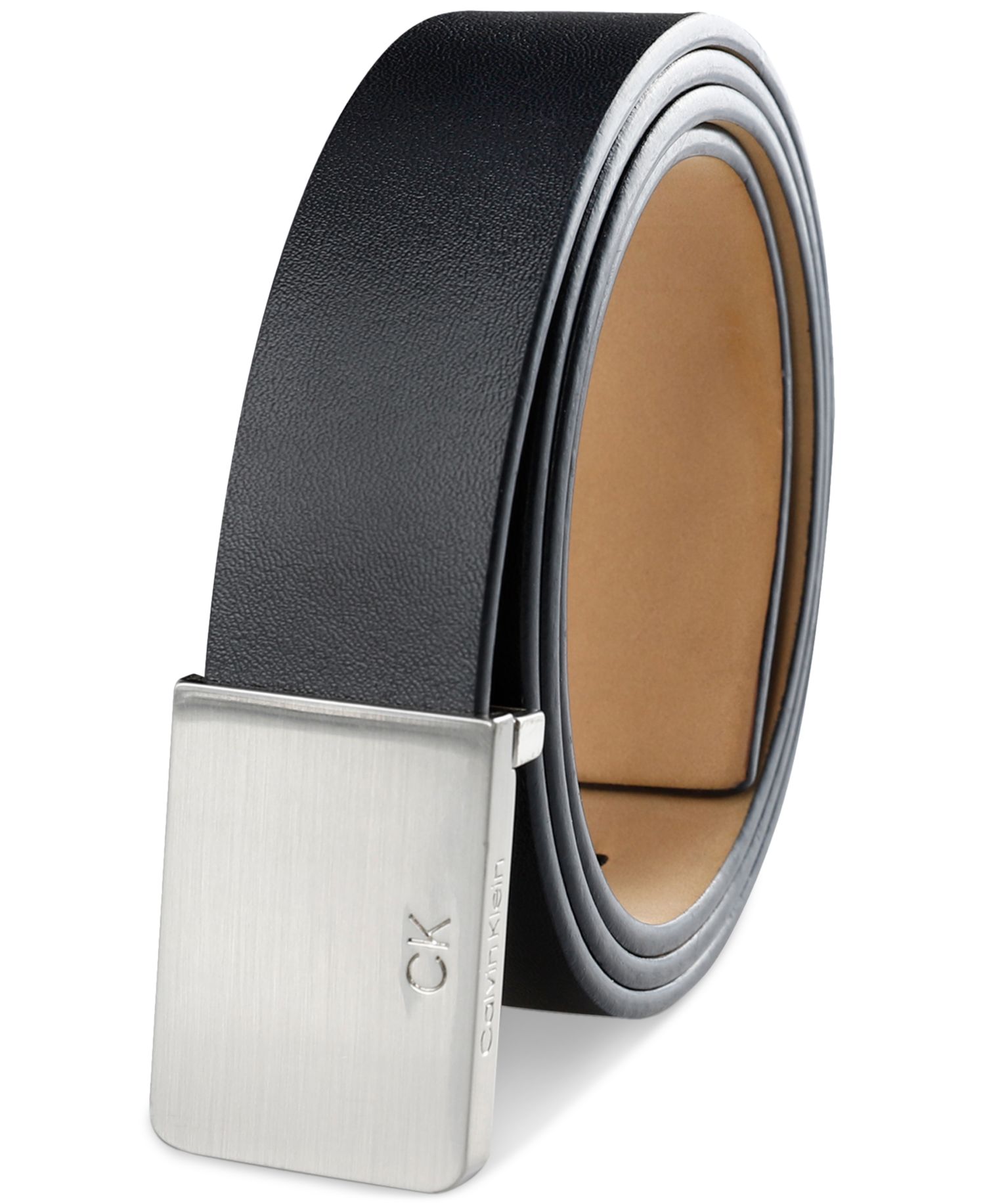 30MM Men's Logo Plaque Belt