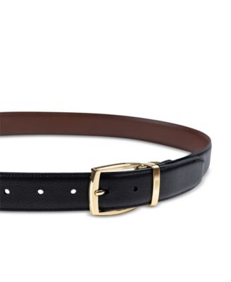 Men's Reversible Pebble Belt, Created for Macy's