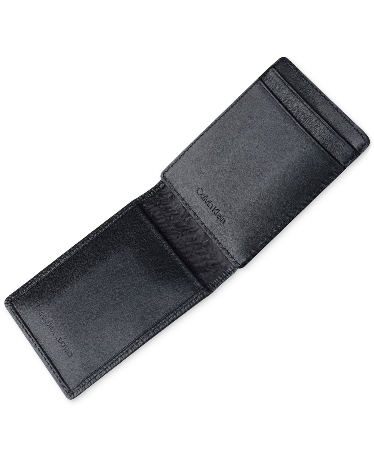 Мужской кошелёк Calvin Klein CK Logo Wallet, цвет: Чёрный — фото 2