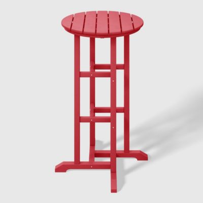 Outdoor Patio Bar Height Table and Bar Stool 4-Piece Dining Set