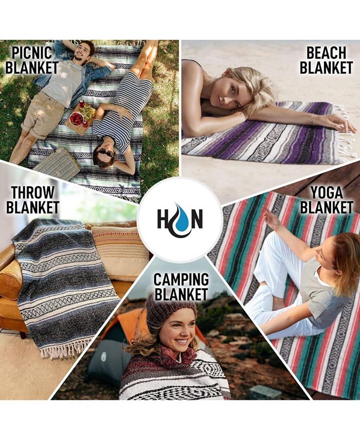 Zulay Kitchen Authentic Extra Large Mexican Blanket Macy's