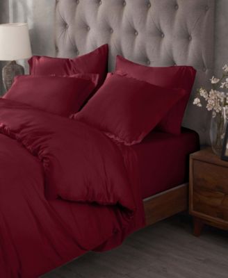 400-TC Egyptian Cotton Solid Luxury Duvet Cover Set, Full/Queen