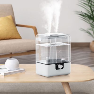 CHIVALZ Cold Mist Humidifier for Home with 1.58 gal Tank, 26 dB Sleeping Mode Humidifier with Oil Diffuser for Bedroom, Up to 50 Hours Use