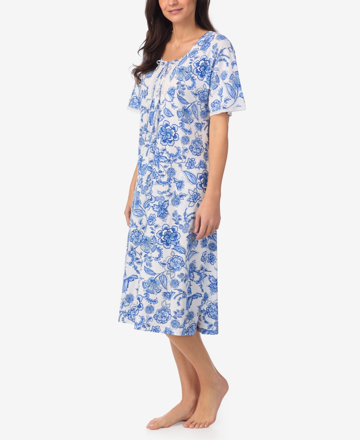 Aria Women's Caftan Short Sleeve Sleepwear