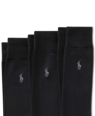 Men's 3-Pk. Extended Size Supersoft Dress Socks