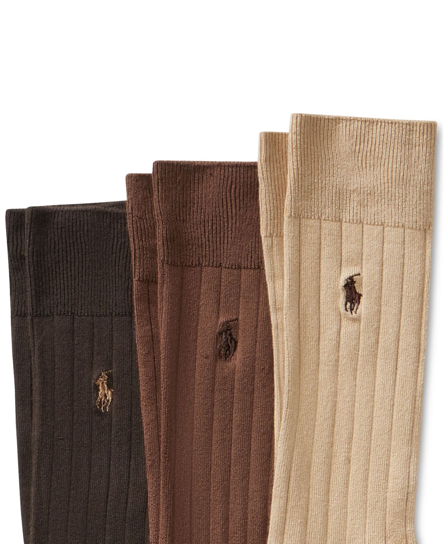 Men's 3-Pk. Supersoft Rib Dress Socks
