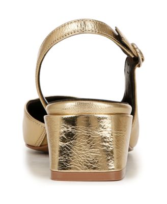 Women's Jayla Mid-Heel Square Toe Slingback Pumps