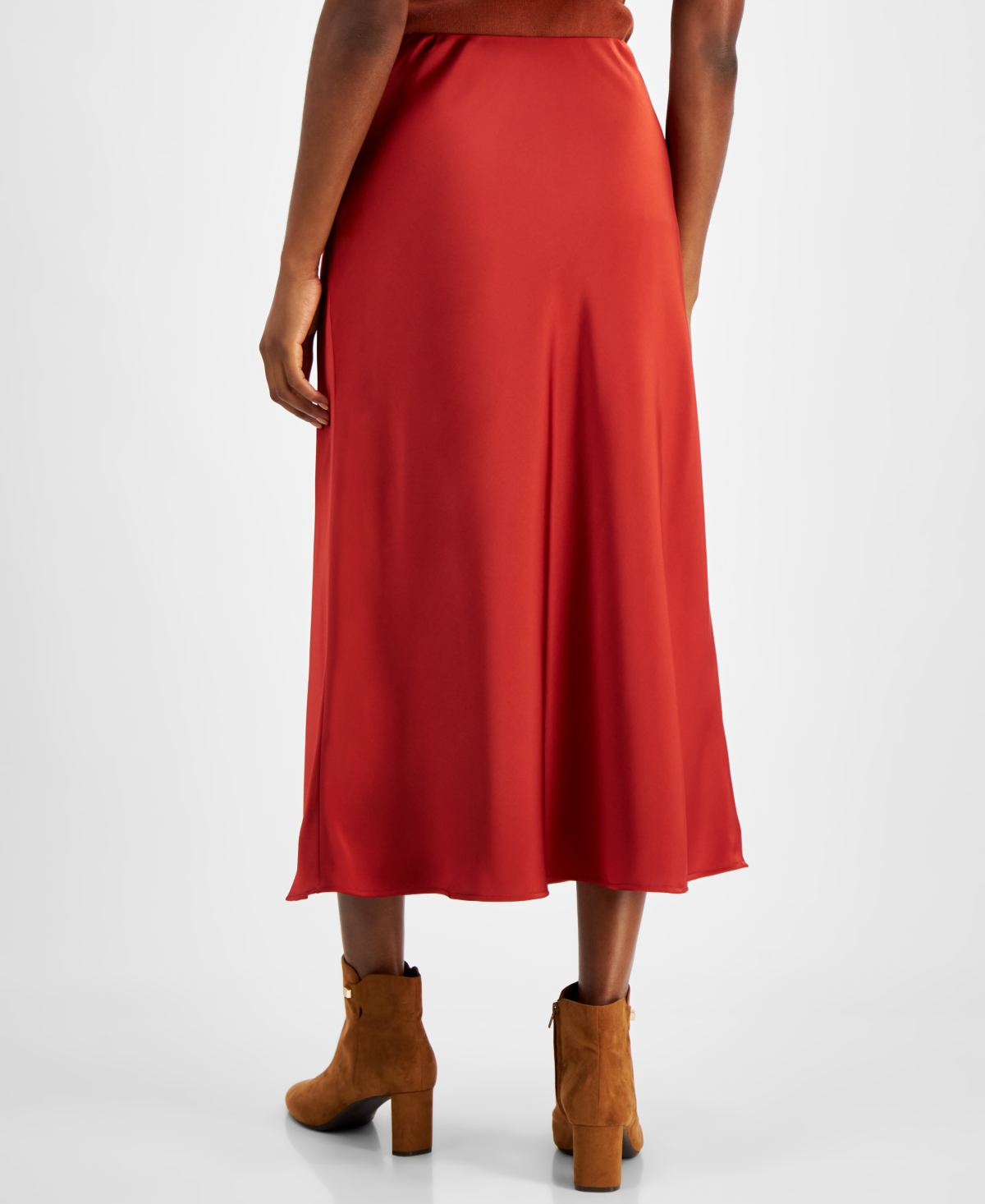 Tahari Asl Women's Satin Midi Skirt