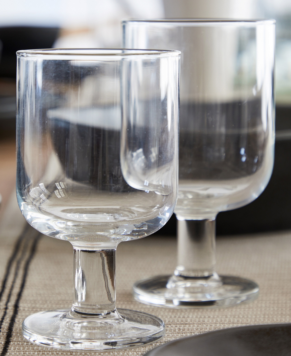 Costa Nova Water Glasses, Set Of 6 In Clear