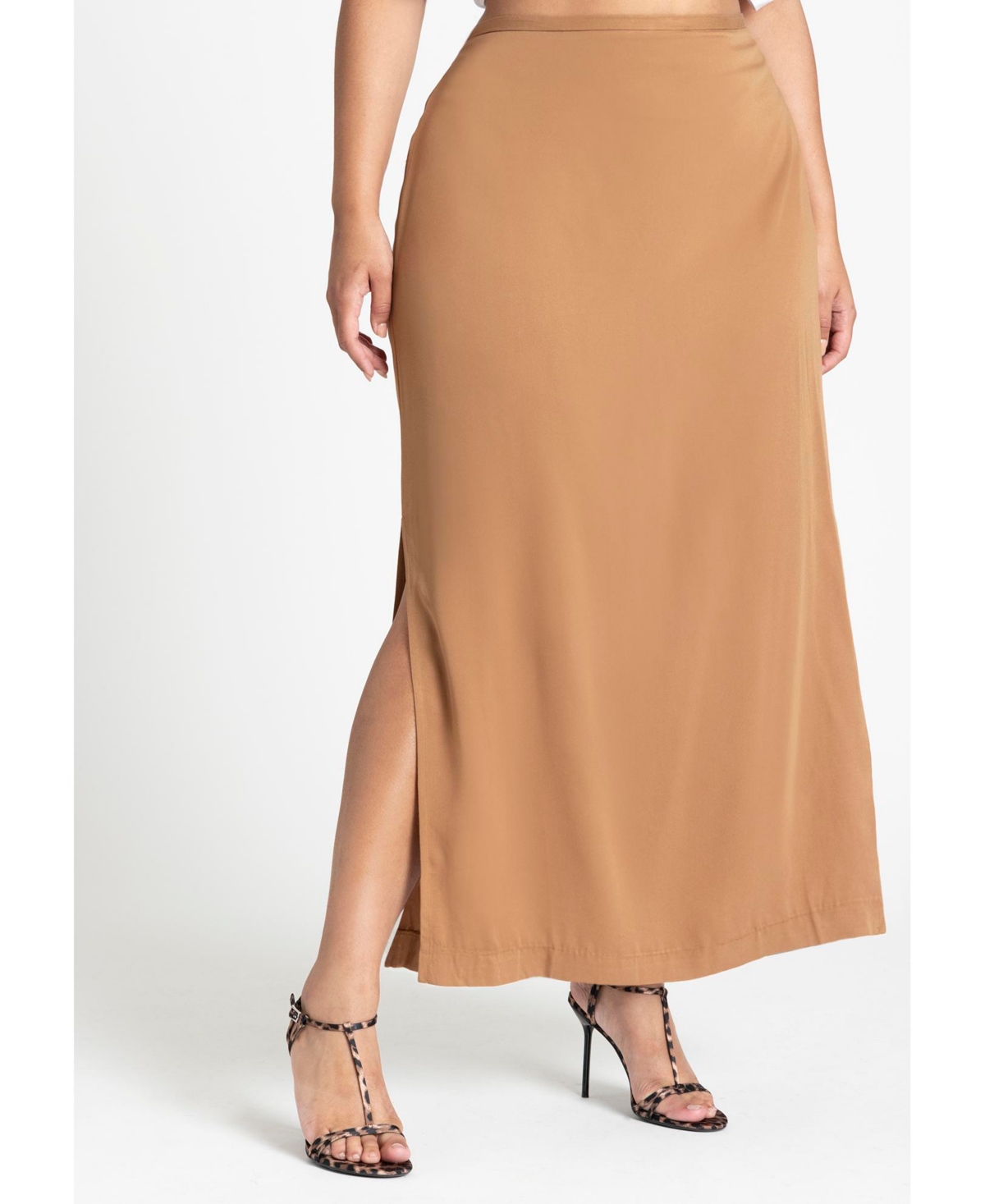 Eloquii Plus Size Lightweight Column Skirt