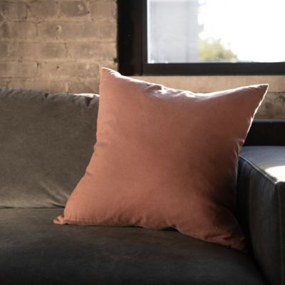 20" x 20" French Linen Pillow with Removable Sham