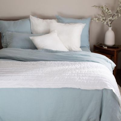 20" x 20" French Linen Pillow with Removable Sham