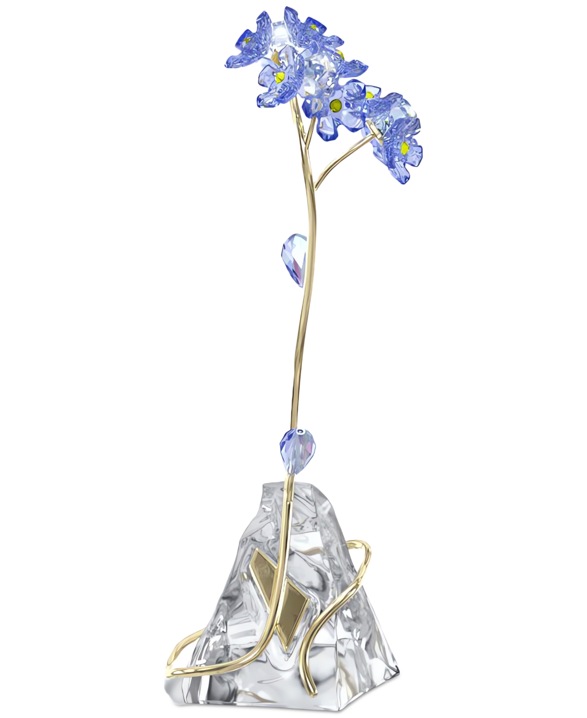 Swarovski Forget-me-not Floral Figurine In No Color